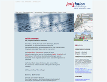 Tablet Screenshot of jurislation.de